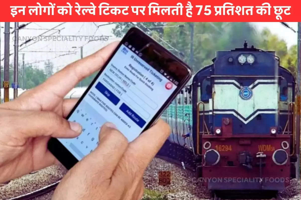 Indian Railways Train Ticket Discount