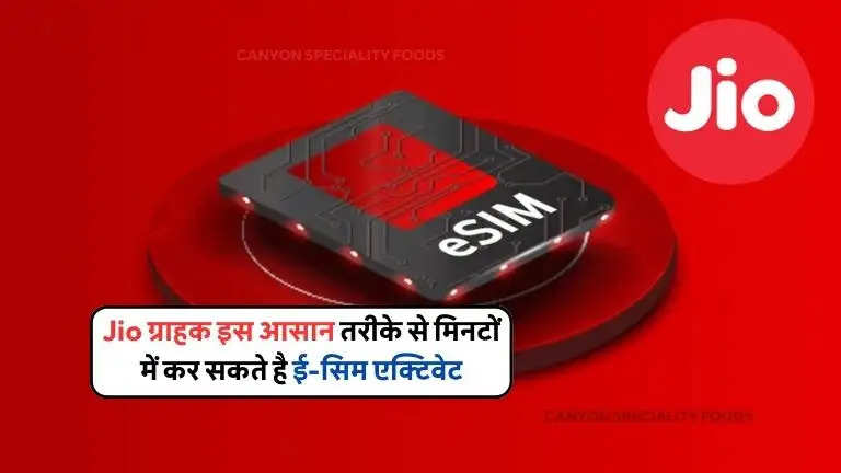 Jio  eSIM Activate Process