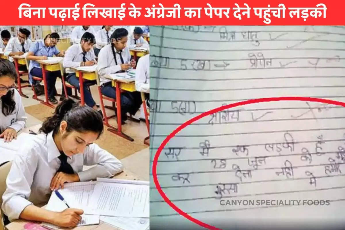 student write emotional note in answer sheet