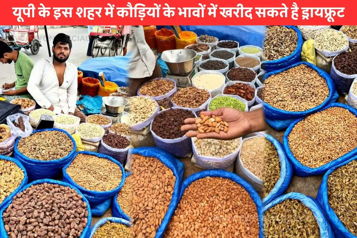 UP cheapest dry fruits market 