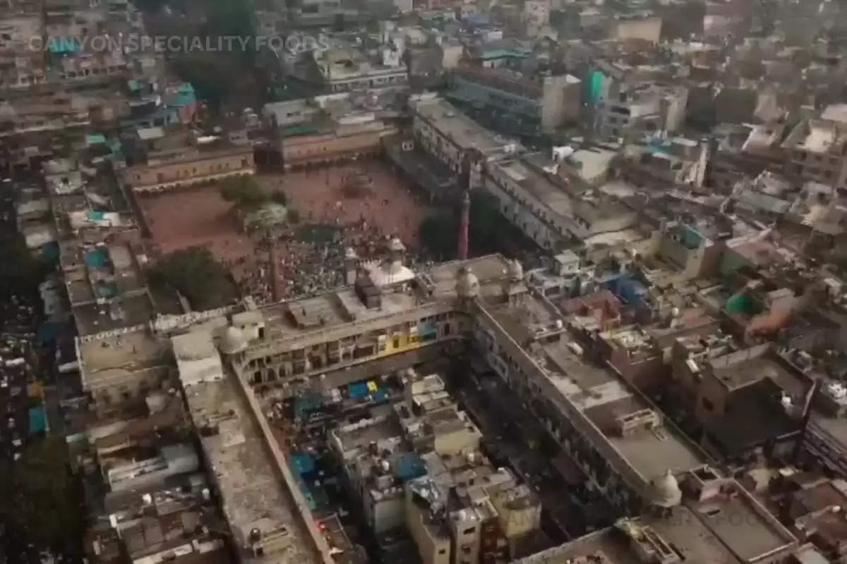 see old delhi from sky