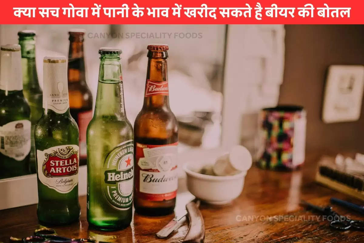 Goa Beer Rate