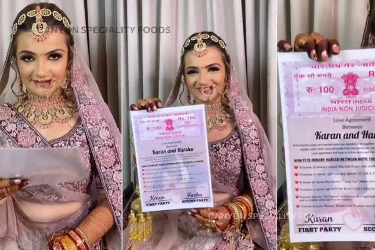 Wedding Video, Wedding Contract, Dulhan Signed Contract, Dulha Dulhan Contract, Viral News, Shocking News, Interesting News, Weird News, Bizarre News, Trending News, Amazing News, Weird Story, Weird News In Hindi,