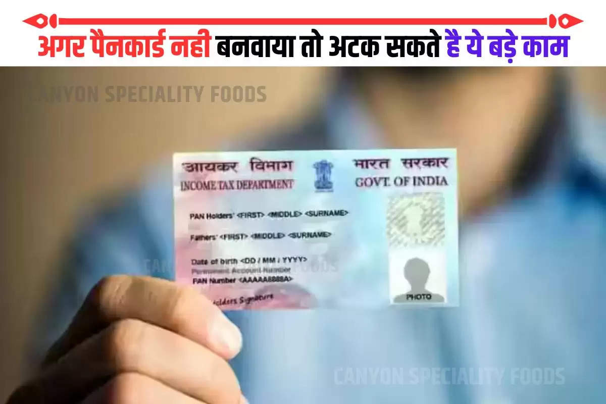 benefits of Pan Card