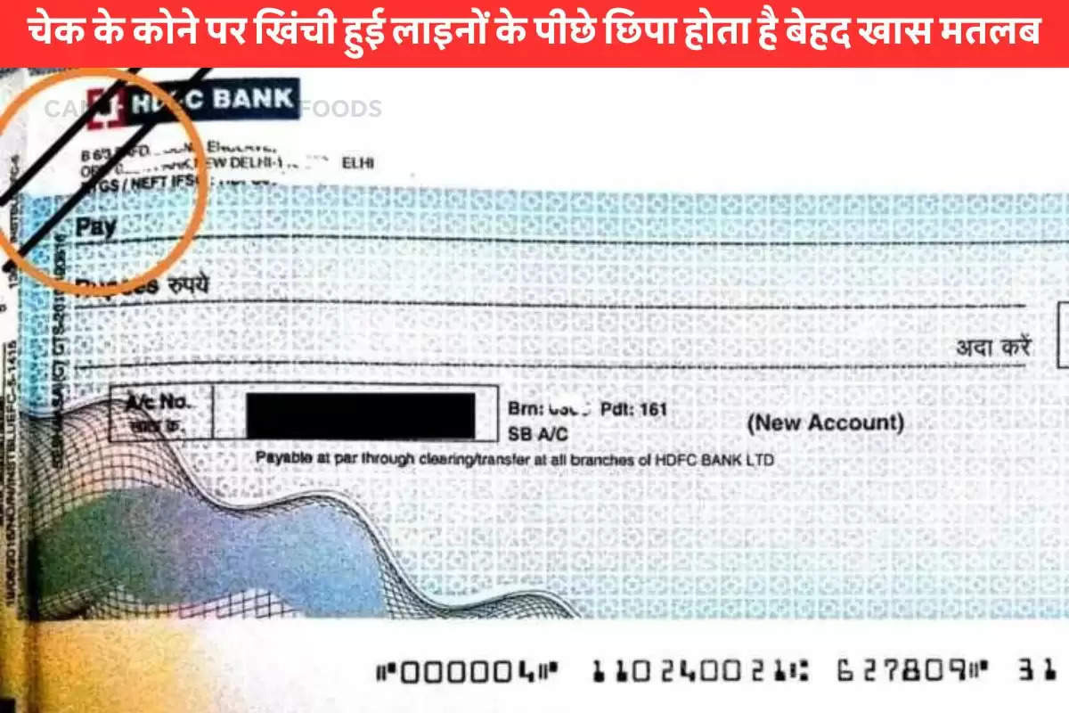 lines on cheque