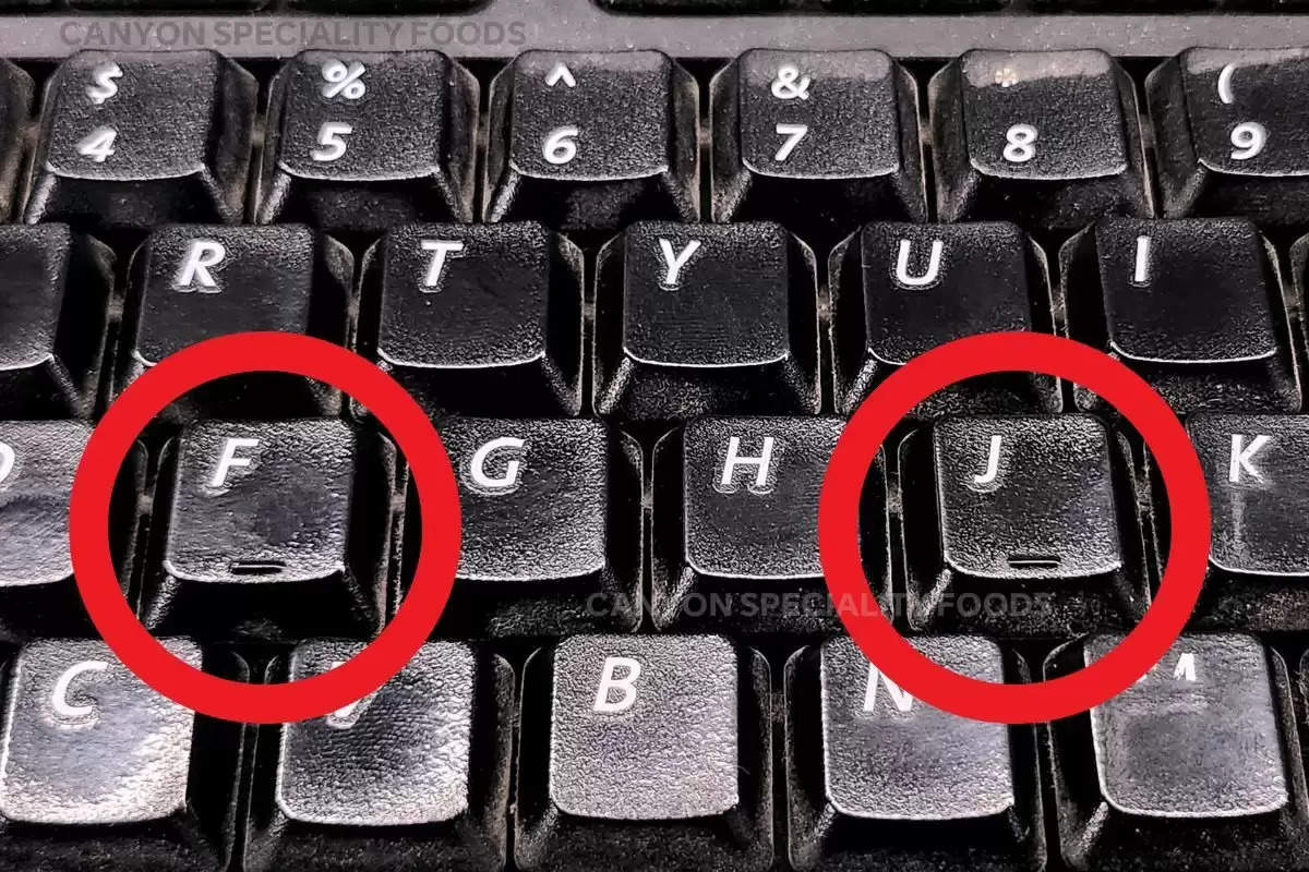 why does the 5 key have a bump