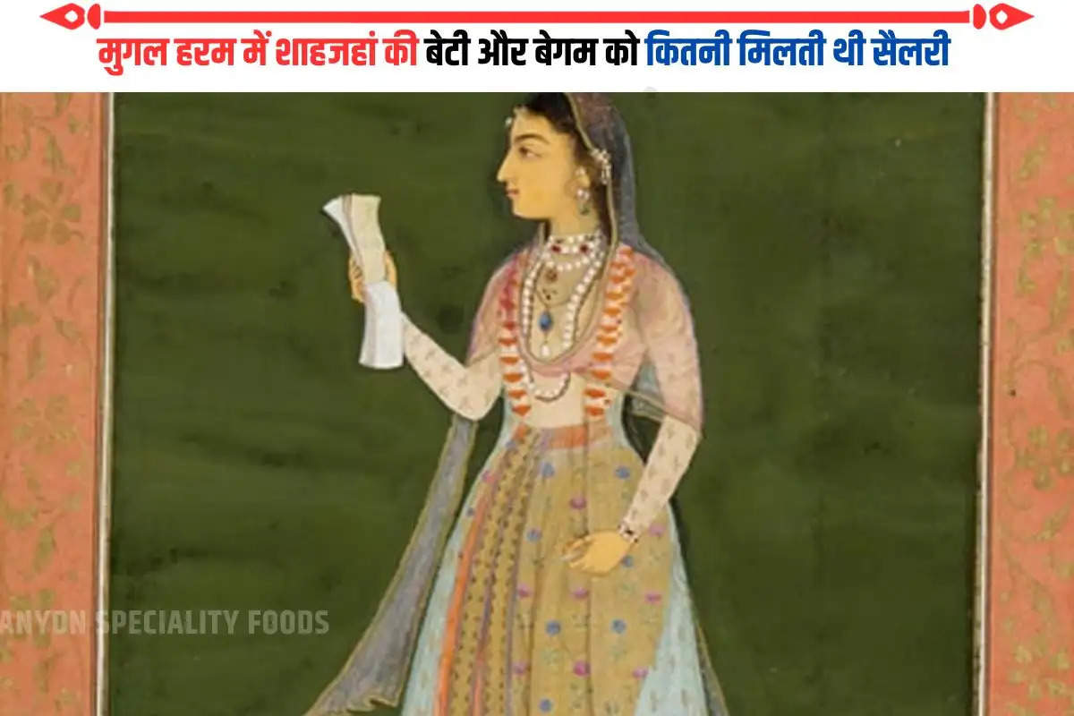 मुगल हरम में शाहजहां की बेटी और बेगम को कितनी मिलती थी सैलरी
