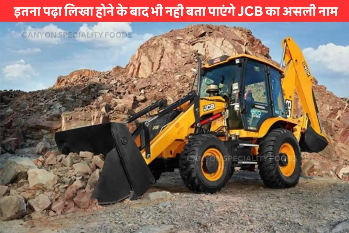 Real name of JCB machine