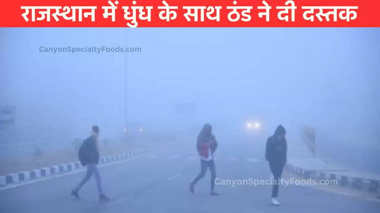 Rajasthan Weather Update: राजस्थान में फॉग के साथ गिरा तापमान, दिन और रात में 20 डिग्री का अंतर