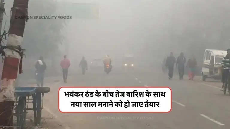 भयंकर ठंड के बीच तेज बारिश के साथ नया साल मनाने को हो जाए तैयार, मौसम विभाग ने जारी किया अलर्ट