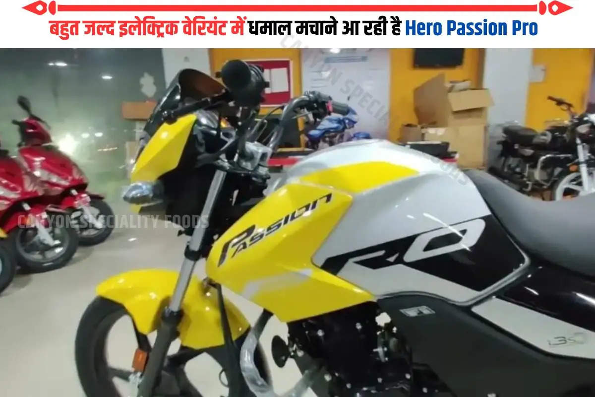 बहुत जल्द इलेक्ट्रिक वेरियंट में धमाल मचाने आ रही है Hero Passion Pro