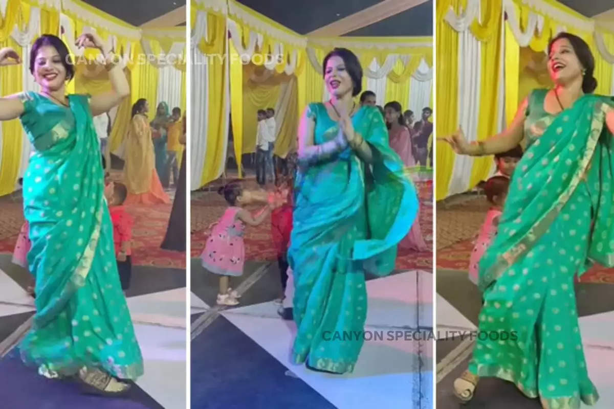 woman-dance-in-saree-on-haryanvi-song