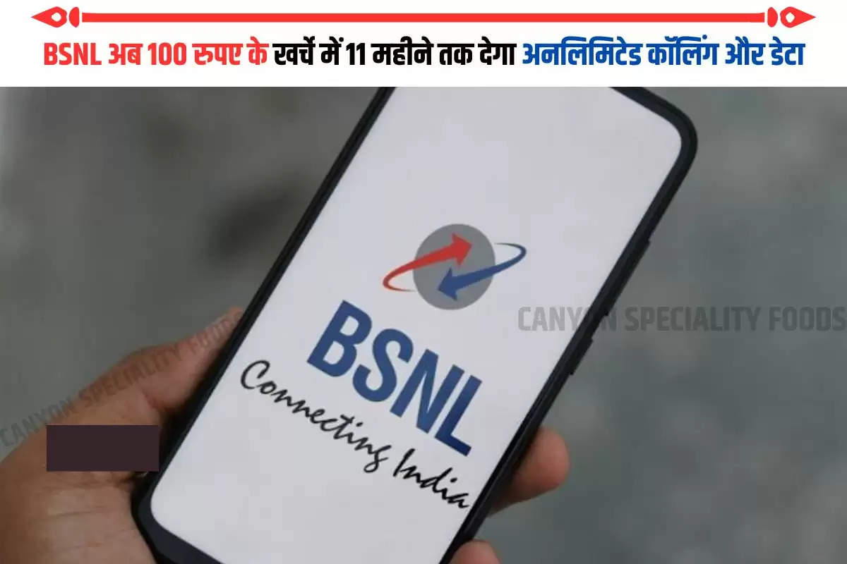 BSNL अब 100 रुपए के खर्चे में 11 महीने तक देगा अनलिमिटेड कॉलिंग और डेटा