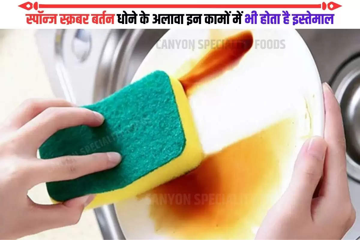 how to use sponge scrubber apart from dish washing