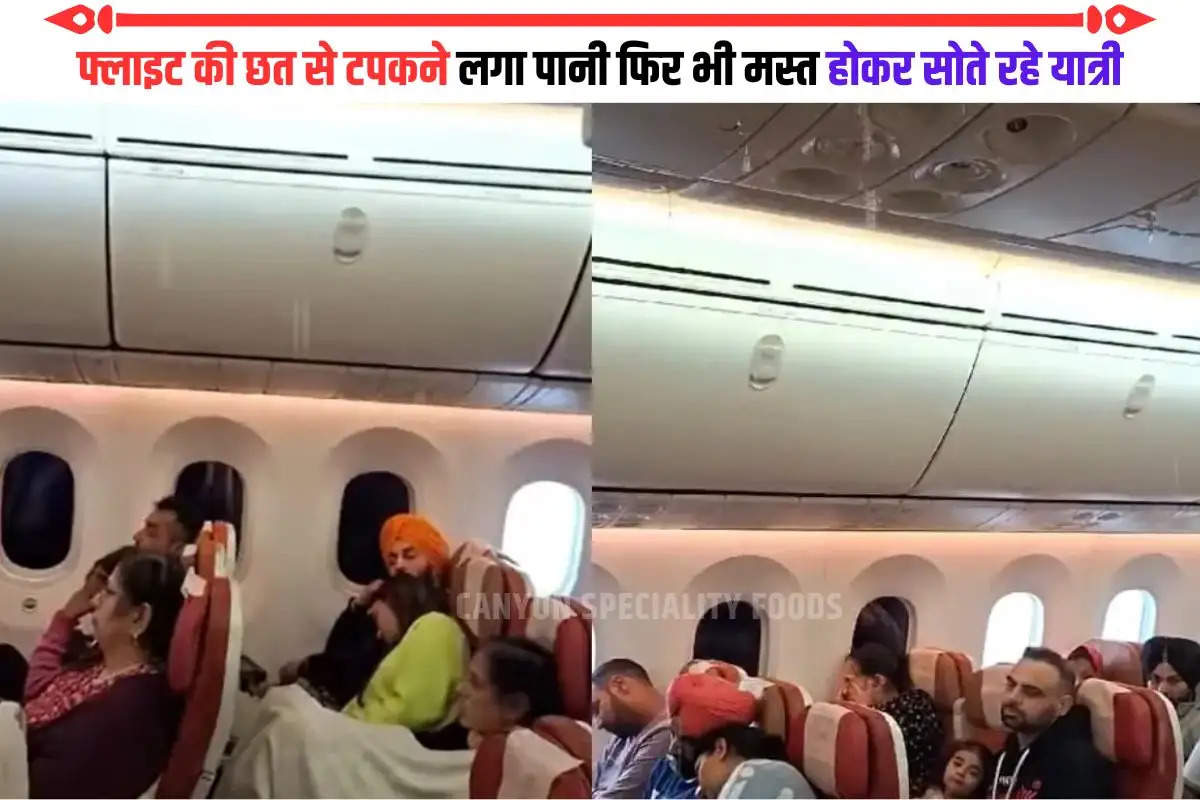 Water leaks in Air India flight